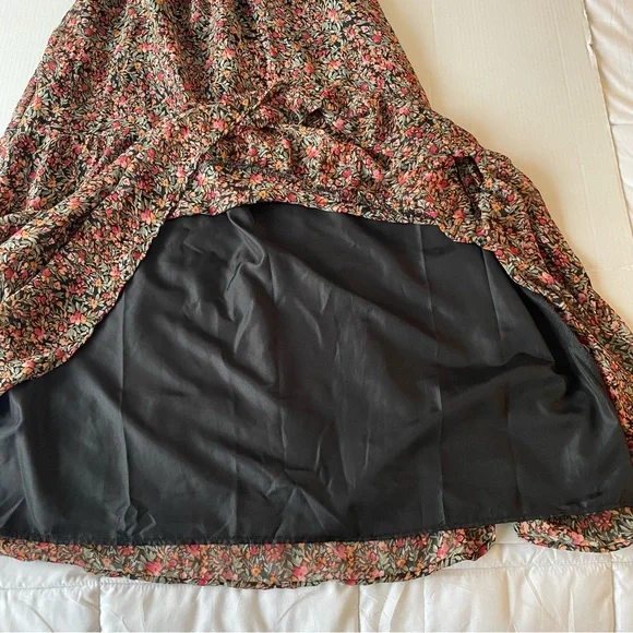 BB Dakota by Steve Madden Sleeveless Multicolor Floral Maxi Dress - Picture 10 of 14